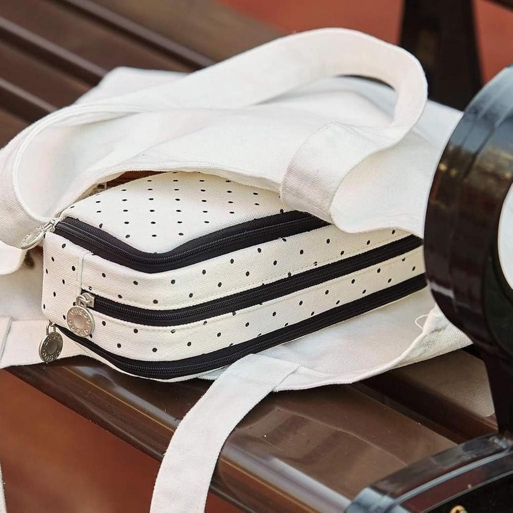 Punkt-Federmäppchen Große Kapazität Stifteetui Neue Stifte Tasche Schreibwaren Aufbewahrung