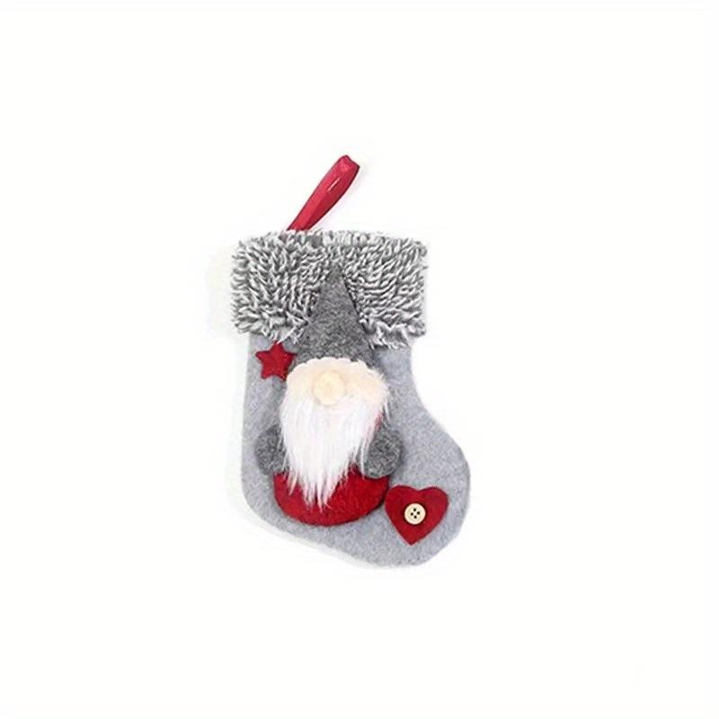 1 PC Adorable Santa Claus Dolls Hanging Decoration Christmas Stockings Small Size
