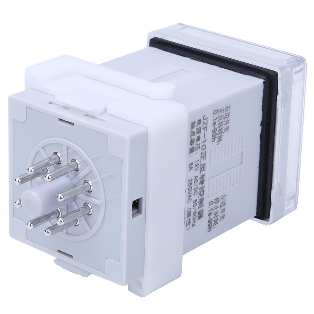 BERM JZF 10A LCD Time Relay Motor CW CCW Controller Timing Switch 0.1S 99H 12V AC DC