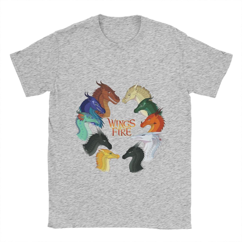 Wings of Fire T-Shirt for Men  Novelty Pure Cotton Tees Crewneck Short Sleeve T Shirt Summer Tops