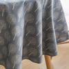 Black Small Tree Tablecloth Small Round Table Printed Tablecloth Round  Suitable for Holiday Dining Rooms, Living Rooms, Family Gatherings