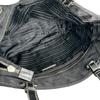 PRADA Triangular logo Tote Bag black Women used