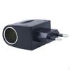 220V Plug To 12V Cigarette Lighter Converter Socket Adapter