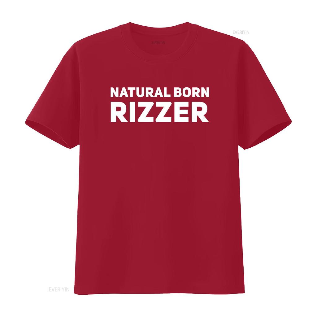 Natural Born Rizzer Funny W Rizz God Dank Meme T Shirt vintage Washed fashion designer clothes Slightly Casual graphic