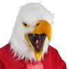 Vithövdad örnmask i latex för Halloween och cosplay med djurtema