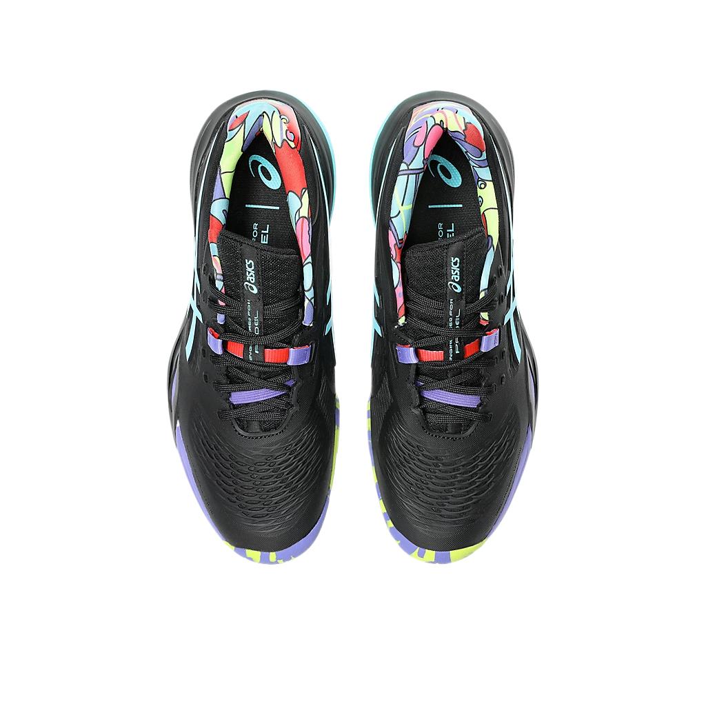 Asics Pánské tenisky Gel Resolution X Padel LE Black Energy Aqua 1041A503-002