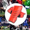 1 Pair Child Foot  Sports Shinguards Kids Soccer   Shin Guards Legs Protector Red