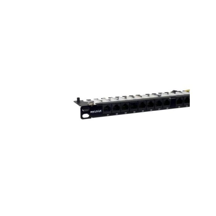 Patch Panel 24 portů UTP Kategorie 6 - Phasak - PU 4811
