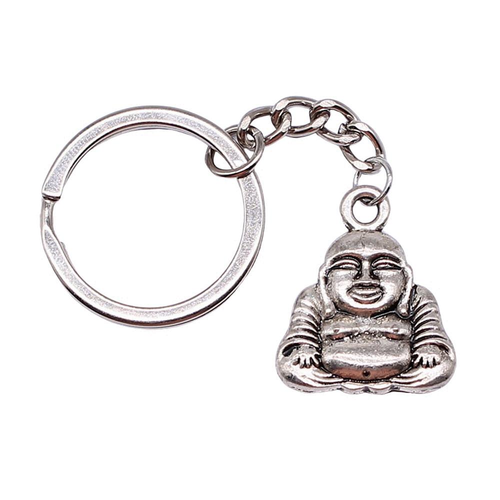 28mm Schlüsselanhänger Buddhismus Vintage Schmuckzubehör QY009