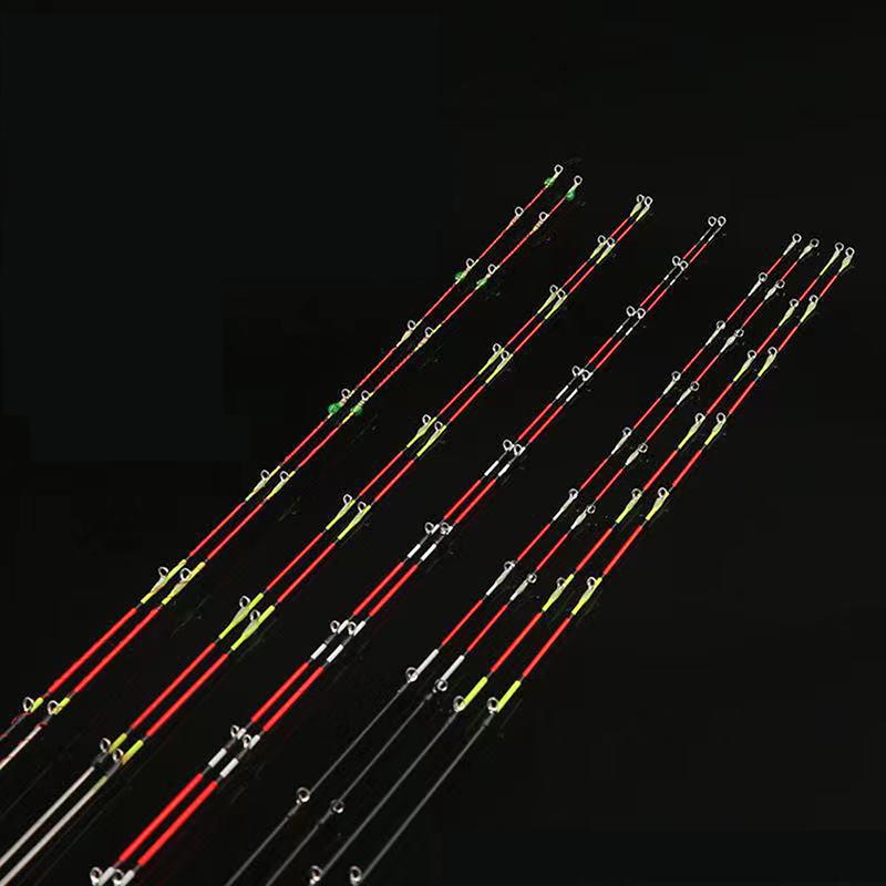 55cm HalfTitanium Alloy Raft Tip Flexible Rod Tip for Night Fishing Raft Repair Refit Replacement Fishing Tackle Pole Accessorie