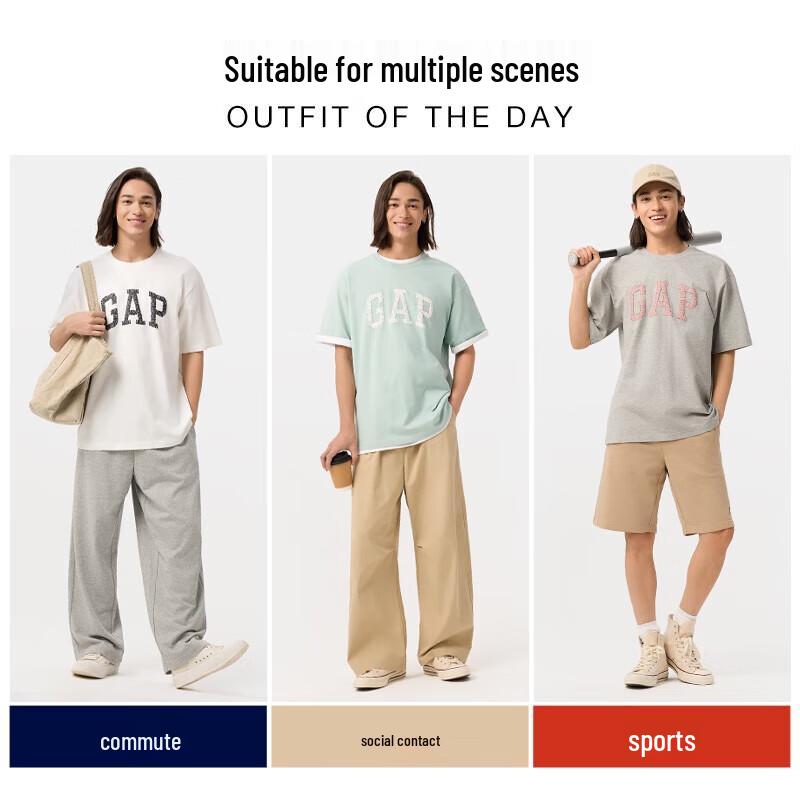 Gap Unisex Foamed Logo Short Sleeve T-Shirt