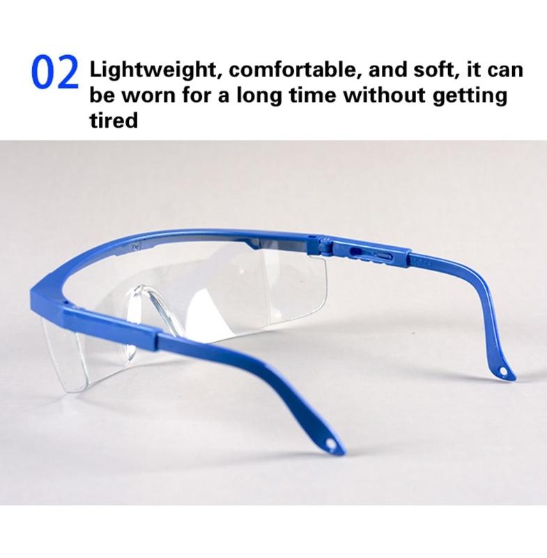 12 Stück Leichte PVC-Schutzbrillen für Fabrik- und Bauarbeiter, Schutzbrillen mit klaren Gläsern für den industriellen Gebrauch