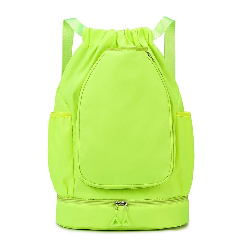 Bundle bag badminton bag backpack large capacity sports waterproof storage bag simple travel drawstring folding bag