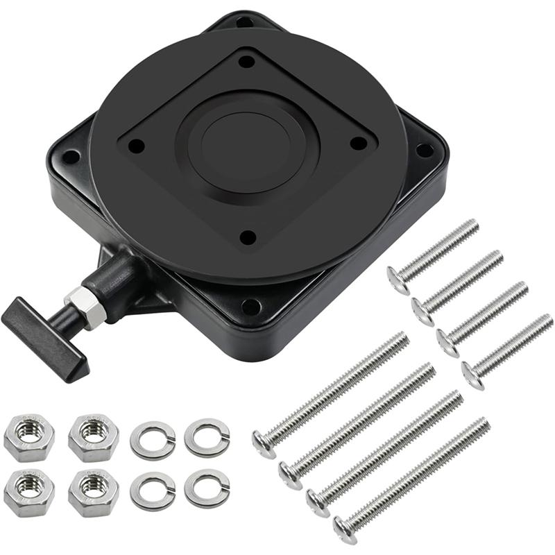 ABBP-2207003 Low-Profile Swivel Base For Ca-Nnon 3991913 Downrigger Mount For Cannon Downrigger