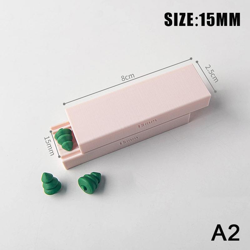 

3D Рождественская елка Ролик для бусин из мягкой глины Форма для рождественской елки Разных размеров Сделай сам Ручной работы Подвеска для серег Украшение Инструменты для керамики A2