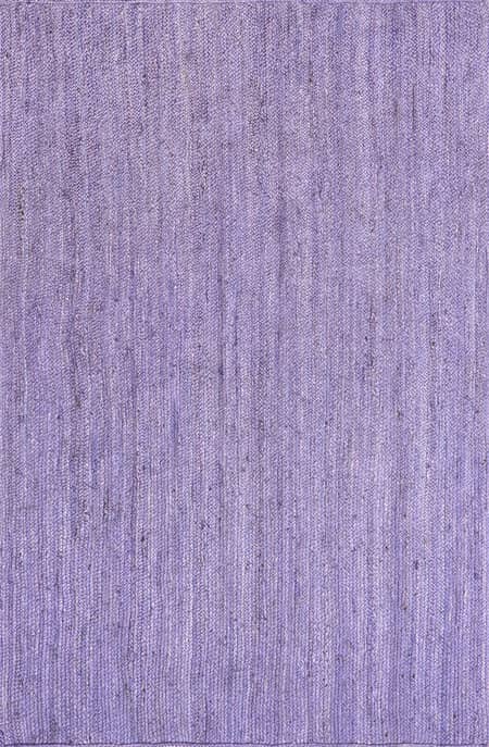 

Фиолетовый джутовый плетеный коврик 90cm x 150cm естественный