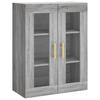 Wall Mounted Cabinet Grey Sonoma 69.5 x 34 x 90 cm