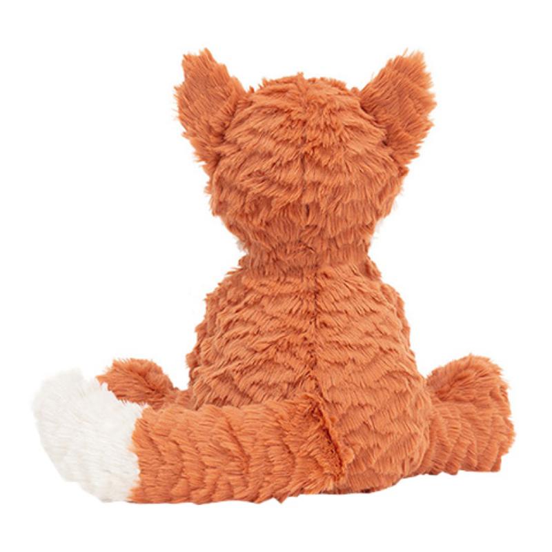 Jellycat Wavy Fur Series Fox Soothing Companion Orange Doll Plush Doll 23cm High