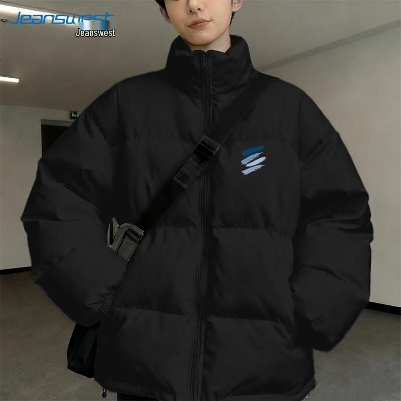 

JEANSWEST Stand Collar Letter Graphic Sweatshirt 3XL