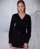 ROSEFRANTZ Muse Wrap Rib Knit [Black]