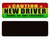 Novice Intern Driver Car Sticker Magnetic Reflective Sticker Popular New+river Novice Car Sticker