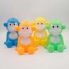 Quiekender Affen-Quetschspielzeug mit realistischem Geräusch Weiches TPR Fidget zur Stressbewältigung Niedliches tierförmiges Dekompressions-Gadget für Kinder Erwachsene