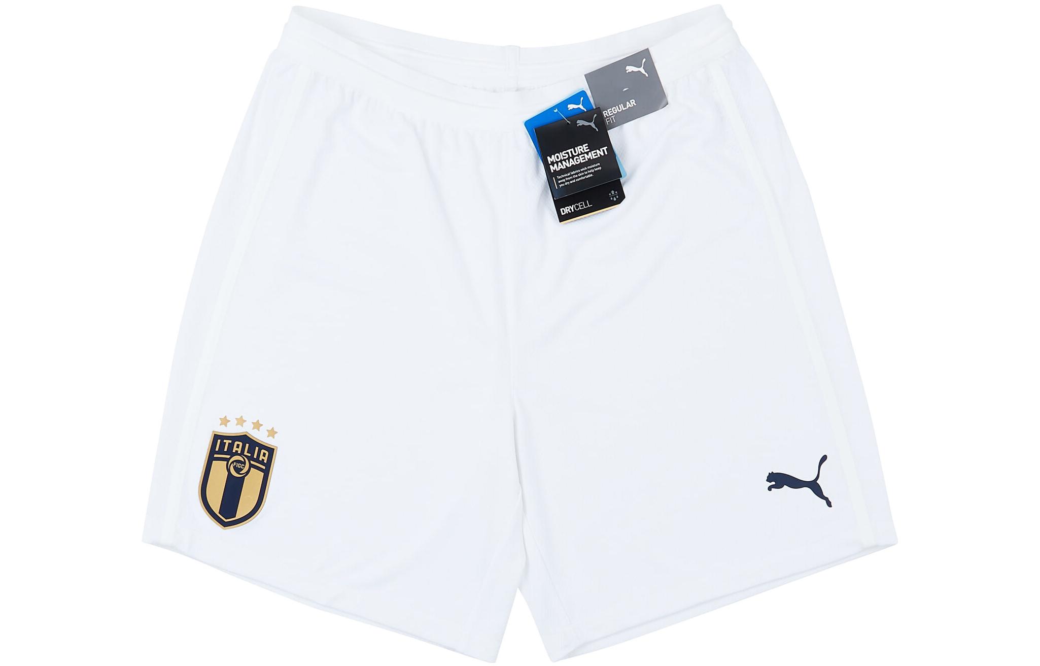 PUMA Soccer Bottoms Men s White Moderate Straight Fit Pants 756438-08 XL