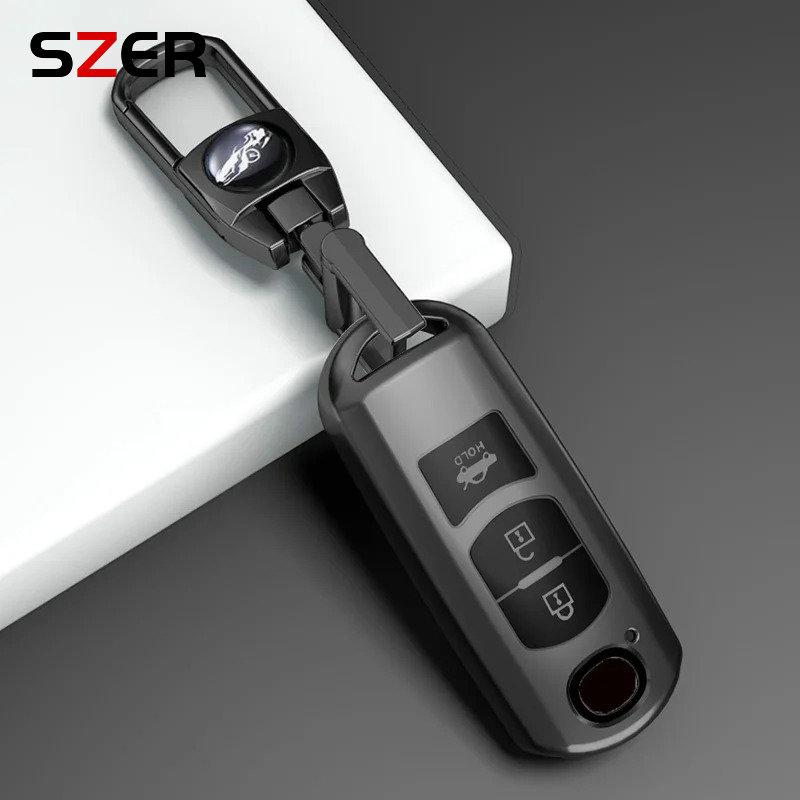 New TPU Car Key Case For Mazda 2 3 6 Demio Atenza Axela CX-5 CX5 CX-3 CX7 CX-9 3 4 CX30 2016 2017 2018 2019 Key Cover Keychain
