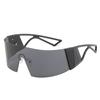 Fashion High Quality Futuristic Cool Sunglasses Personalized UV 400 Frameless One Piece Windproof Sunglasses for Women Men