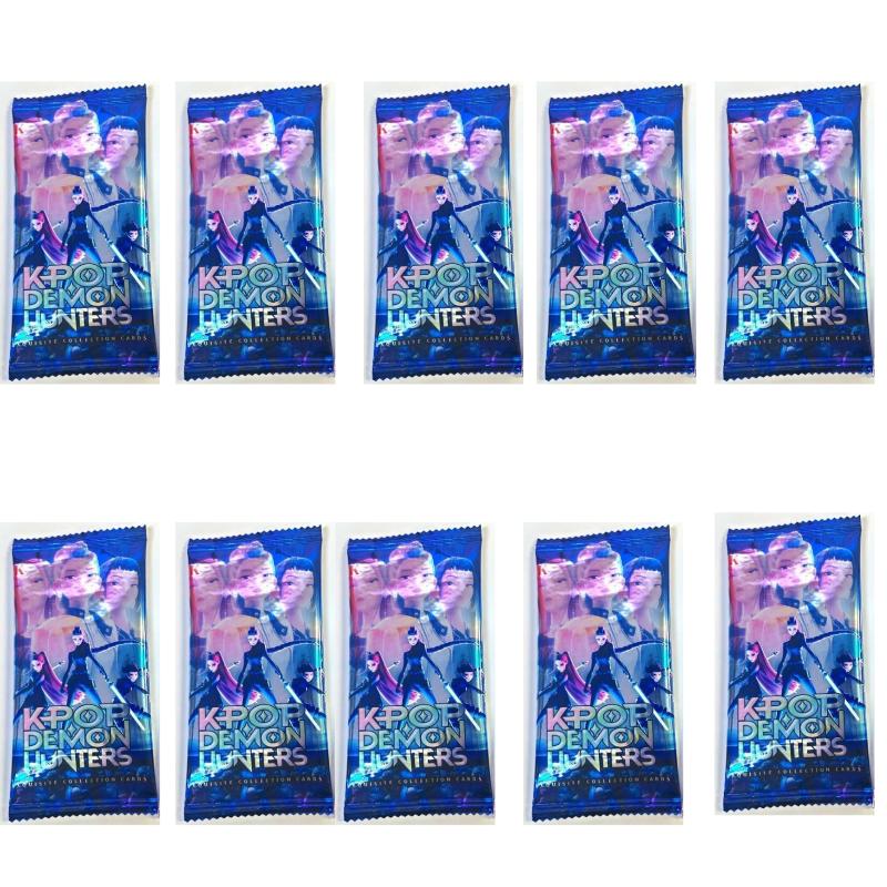 Nové sběratelské karty s anglickou verzí hry Demon Hunters, sběratelské karty s kreslenými hračkami pro děti, sběratelské karty s dětskými hračkami