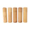 Bamboo Tea Canisters, Bamboo Tea Pots, Tea Storage Canisters, Natural Bamboo Containers for Small Item Storage, 5-Piece Set (2 Bamboo Canisters and 2