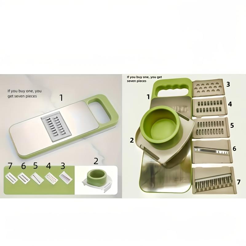 Stainless Multi-Function Vegetable Grater Shredder for Kitchen Potato