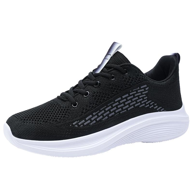 Мужские кроссовки Slide on Кроссовки для ходьбы Легкие повседневные кроссовки для бега Спортивные удобные повседневные кроссовки с эффектом памяти для тенниса Кроссовки для бега в спортзале EU36 чёрныйсерый 2493₽