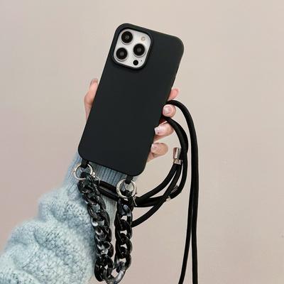 Marmorketten-Armbandhülle für Samsung Galaxy A14 A34 A54 A24 A53 A35 A55 A15 S21 S23 S24, Silikonhülle mit Umhängeband