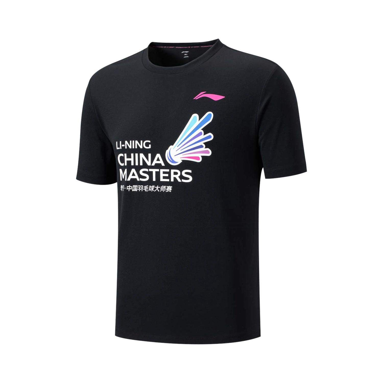 

Li Ning Бадминтон Серия Мода Буквенный Логотип Бренда Круглый Вырез Повседневная Футболка с Коротким Рукавом Унисекс Футболка AHSVF33-1 M