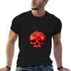 Skull Tomato Tshirt Soft Basic Cotton Short Sleeve Tee