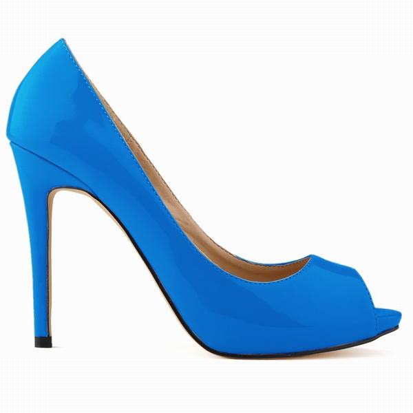 Zapatos de Salón para Mujer Sexy Boca de Pez Tacones Altos Señoras Tacón Alto Stiletto 11cm Estilo Show Fiesta Verano Blanco Rojo Zapatos de Boda Talla Grande