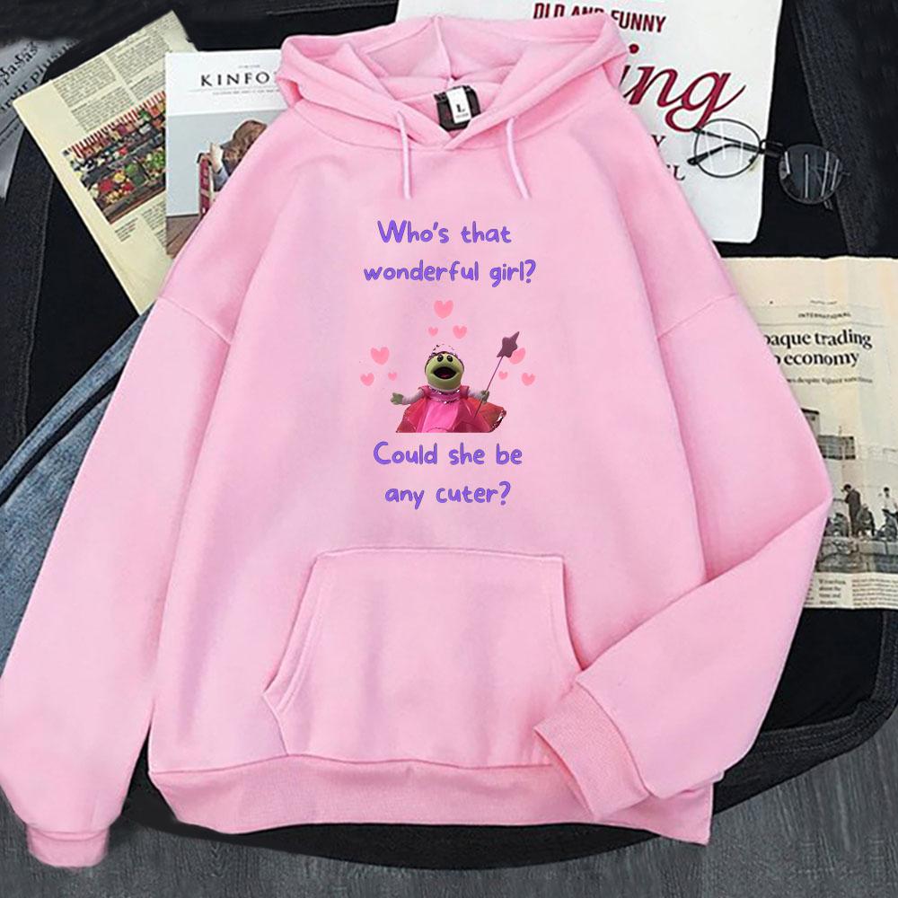 Cute Nanalan Hoodies Who's That Wonderful Girl Sweatshirts Could She Be Any Cuter Tops Men Cartoon Anime Clothes