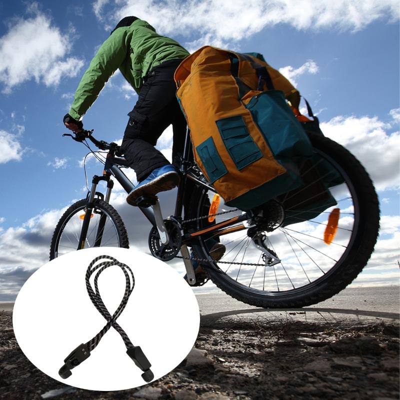 3Pcs Bike Luggage Fixed Strap Rope High Elastic Bungee Strap with Hook for Outdoor, Camping, Luggage, Bike Rack