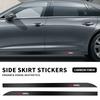 2Pcs Car Door Side Stripes Skirt Sticker Body Vinyl Decal for OPC Astra Insignia Mokka Zafira Corsa Vectra C D Antara Car