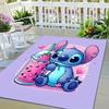 1pc Stitch Pattern Area Rug Soft Flannel Floor Mat for Living Room,Office,Bedroom and Carpet