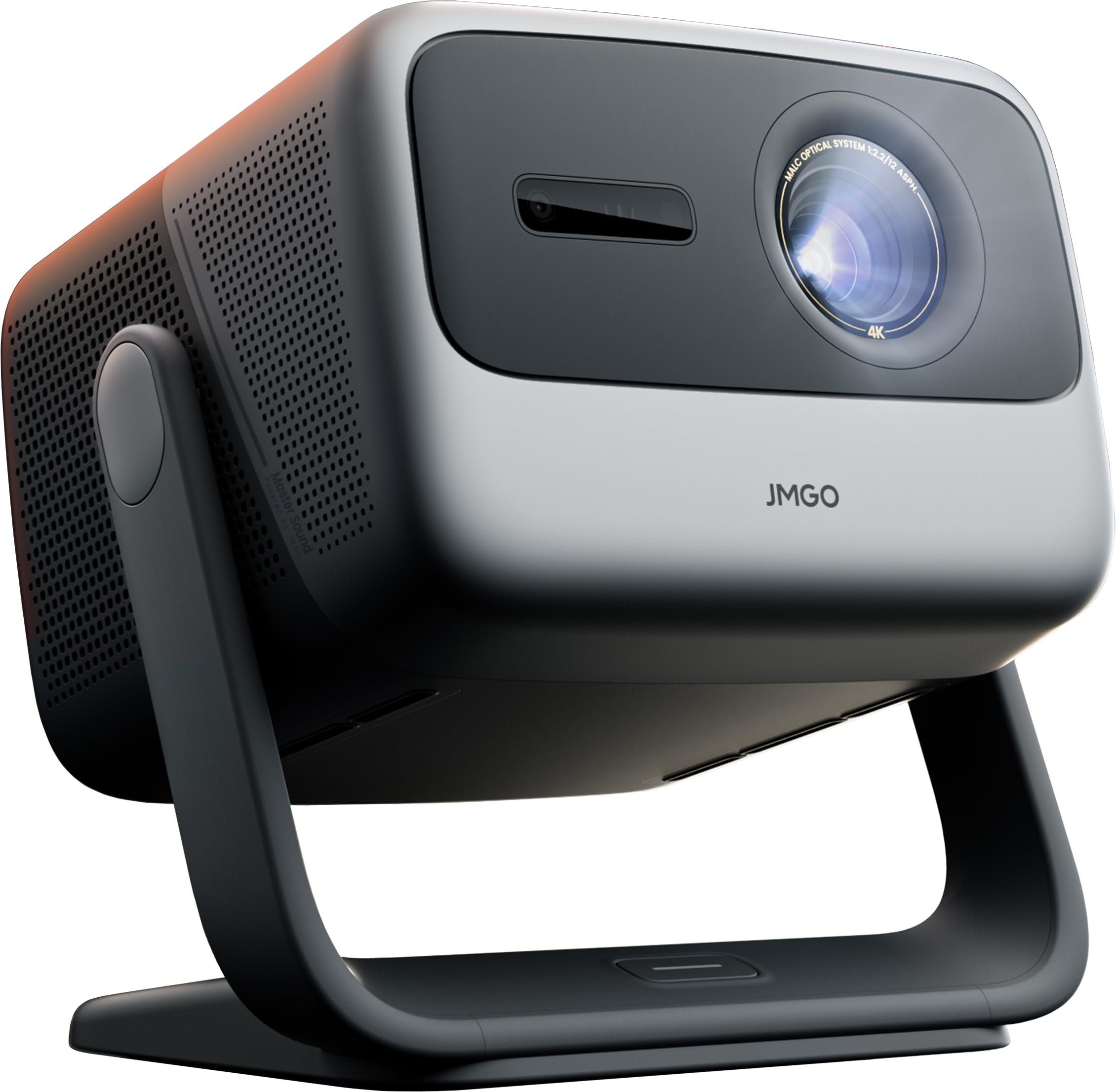 

JMGO N1S Pro 4K laser projector with Google TV Netflix official APP available 2350 ISO lumens integrated gimbal stand autofocus correction fully сірий колір