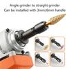 Angle Grinder Adapter 6mm 3mm Multi Functional Power Tool Accessory for Converting Grinder To Straight Polisher