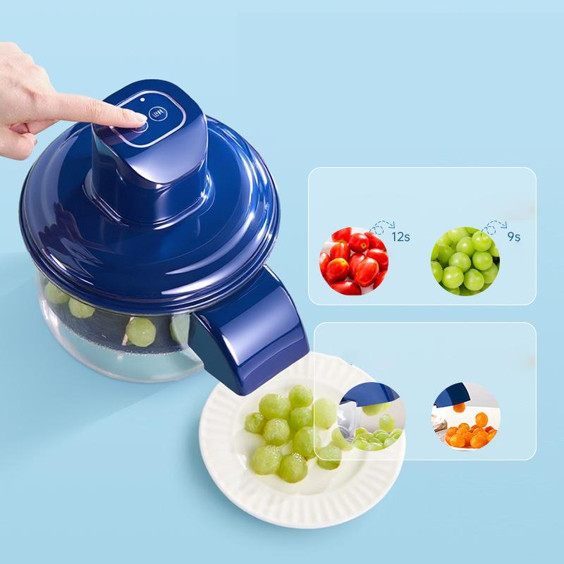 Electric Grape Peeling Machine, Automatic Small Fruit Garlic Peeler Machine Cherry Tomato Garlics Peeler Skin Remover Tool