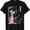 Traditionelles Kyudo Bogenschießen Kunst Kirschblüten Design T-Shirt(1)