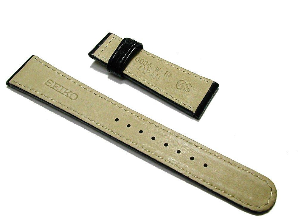 Seiko 19mm Grand Watch Genuine Crocodile C004014J9 SBGX095 Band, Strap,