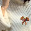 Tree Festival Coat Snowman Santa Claus Boots Jewelry Brooches Fashion Accessories Brooch Pins