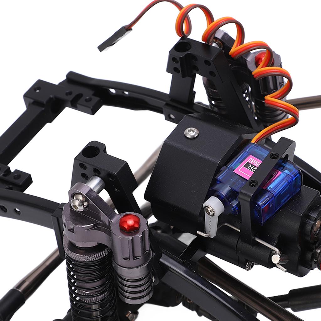 RC Frame 1Celsius10 Climbing Car 313mm Wheelbase Dual Speed High Low Gear Frame Set with Front Bumper