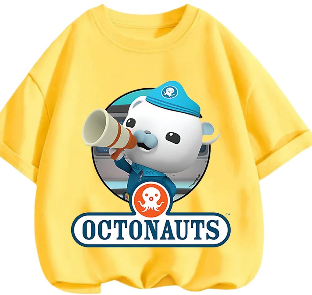 Hot Selling Kids T Shirt Octonauts Cute Design Soft Comfy School Wear Boys Girls Summer Outdoor Casual Clothing