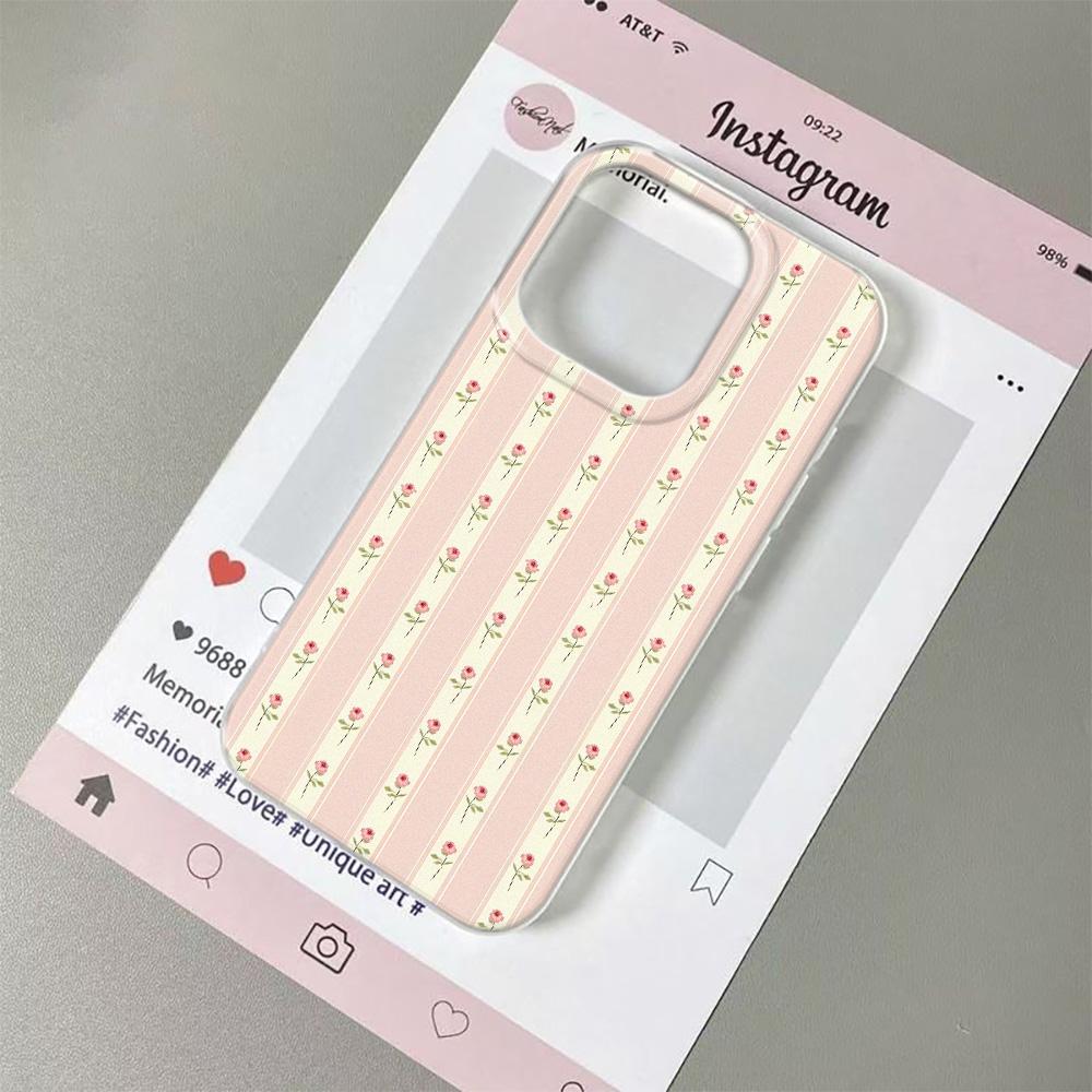 Lace Flower Phone Case For IPhone 11Pro 13 15 PIus 14 12Pro 16 17 Pro Max Case 17Air Case Clear Soft Shockproof Cover Cases